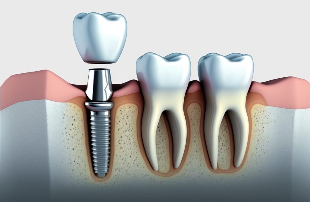 Tooth replacement with dental implants is a common procedure per